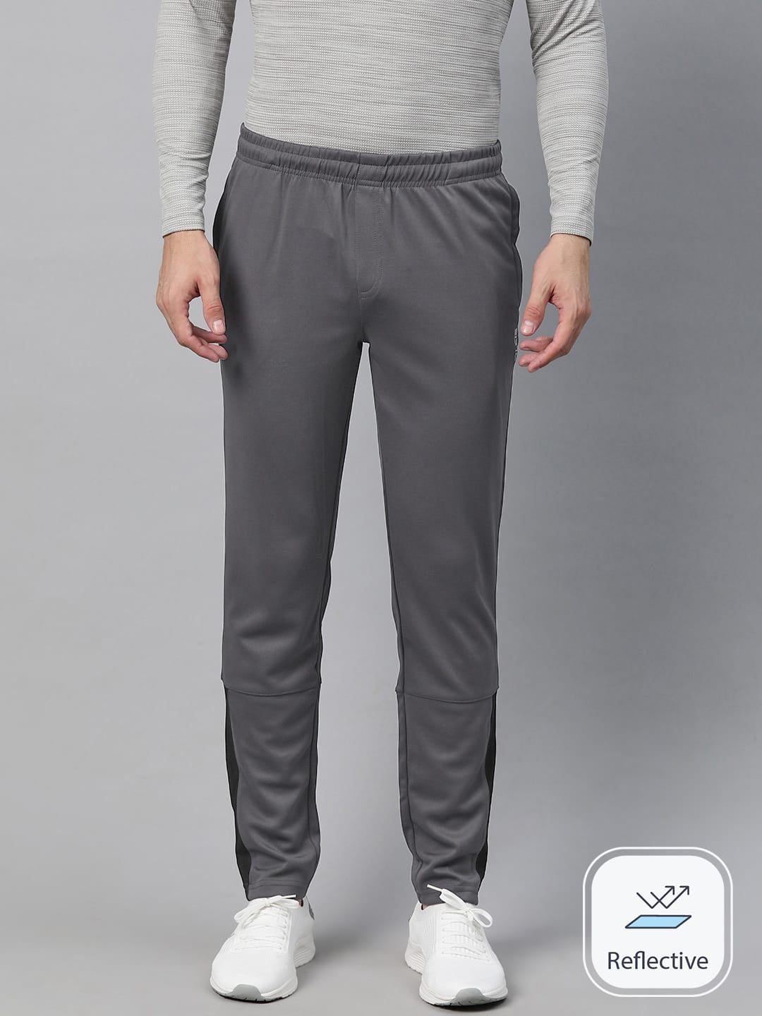 Alcis Men Solid Anti Static Track Pants