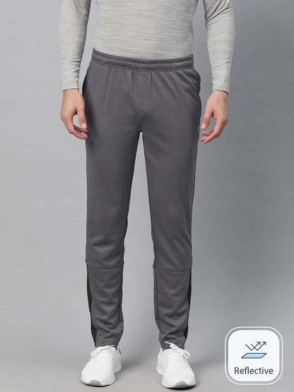 Alcis Men Solid Anti Static Track Pants