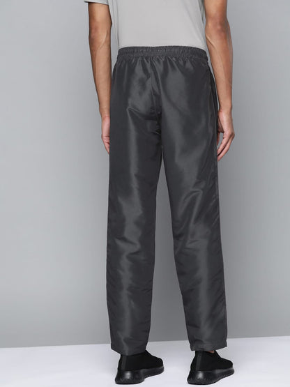 Alcis Men Grey Solid Track Pants