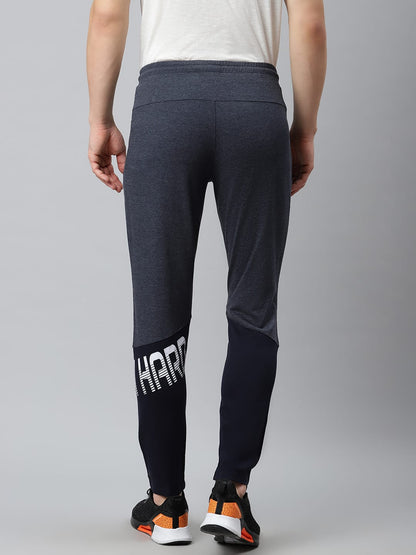 Alcis Men Navy Blue Slim Fit Solid Track Pants