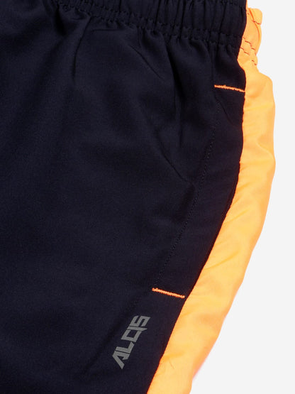 Alcis Men Navy Blue Solid Track Pants