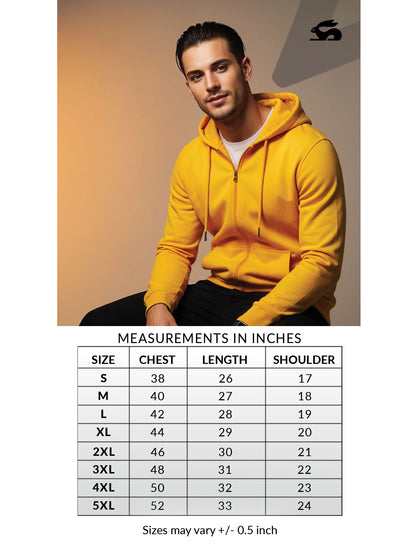 Men’s Regular Fit Zip-Up Hoodie