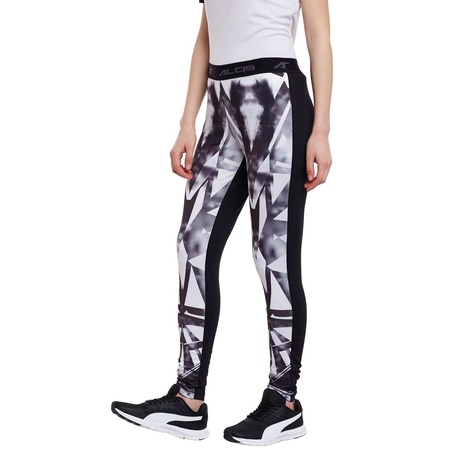 Women White Printed Track Pant