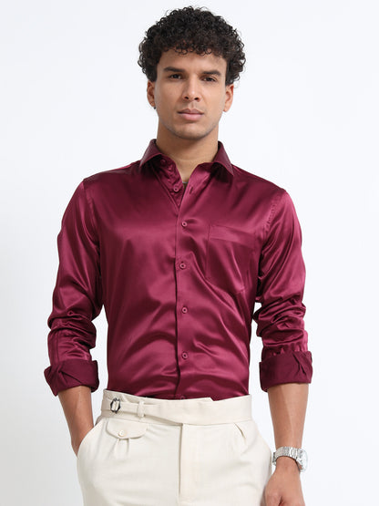 Hi-Gloss Satin - Maroon