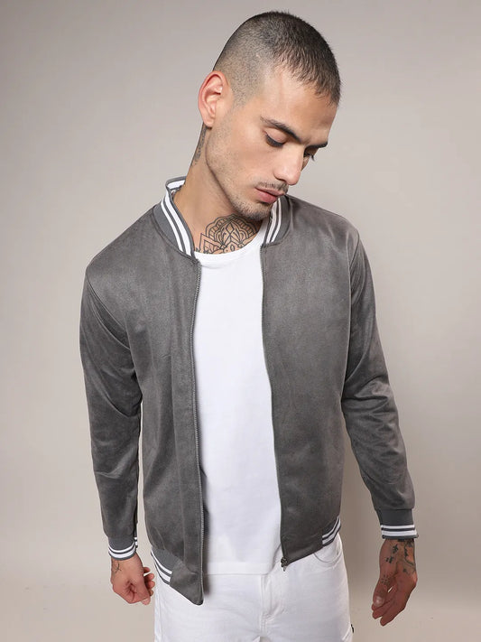 Zip-Front Baseball Jacket