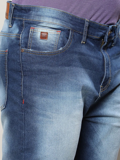 Solid Torn Stylish Denim Short