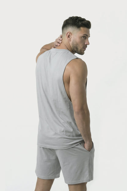 Men’s Grey loosefit bamboo cotton co-ord set