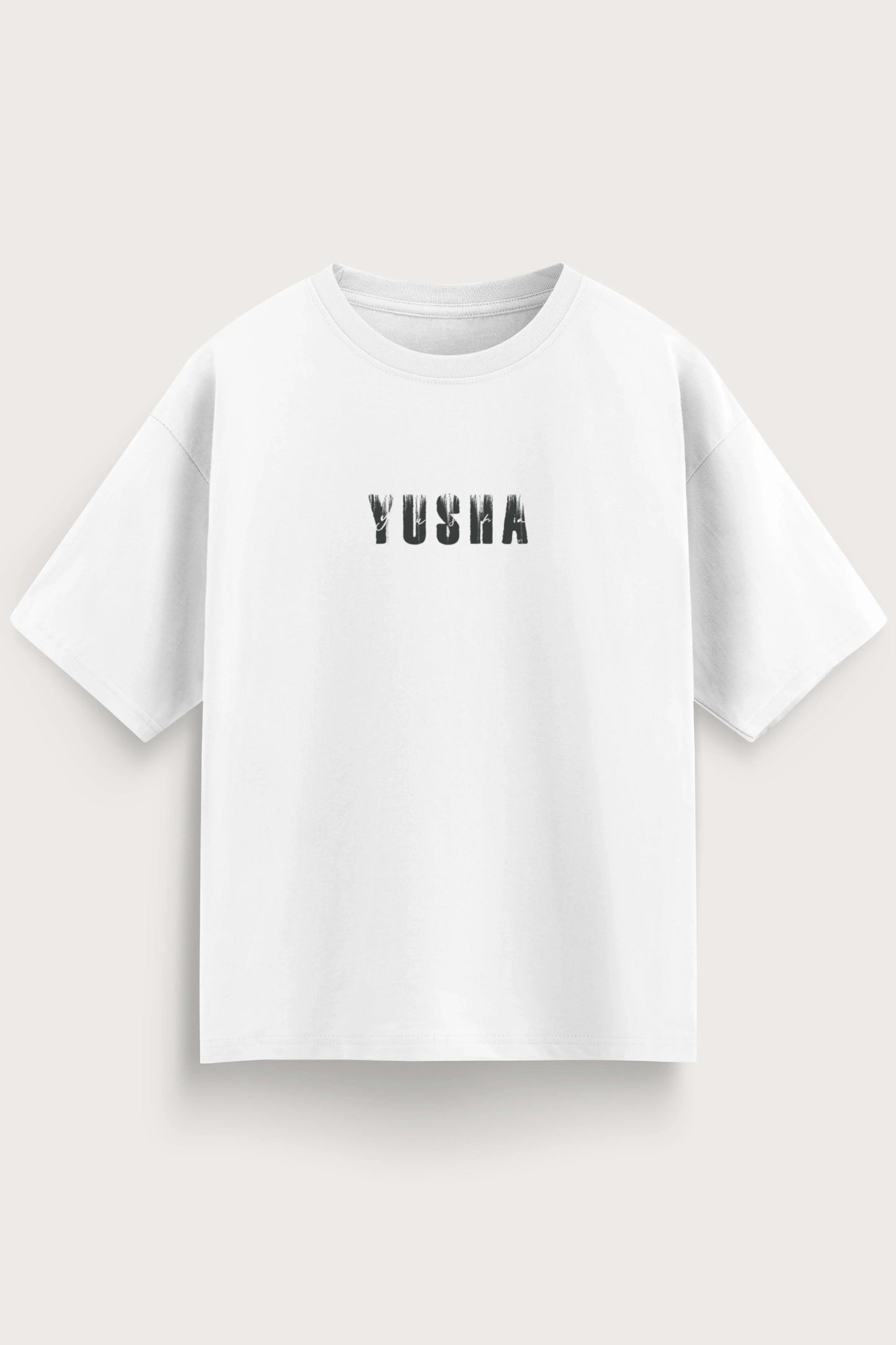 Men's White Yusha Oversized T-Shirt