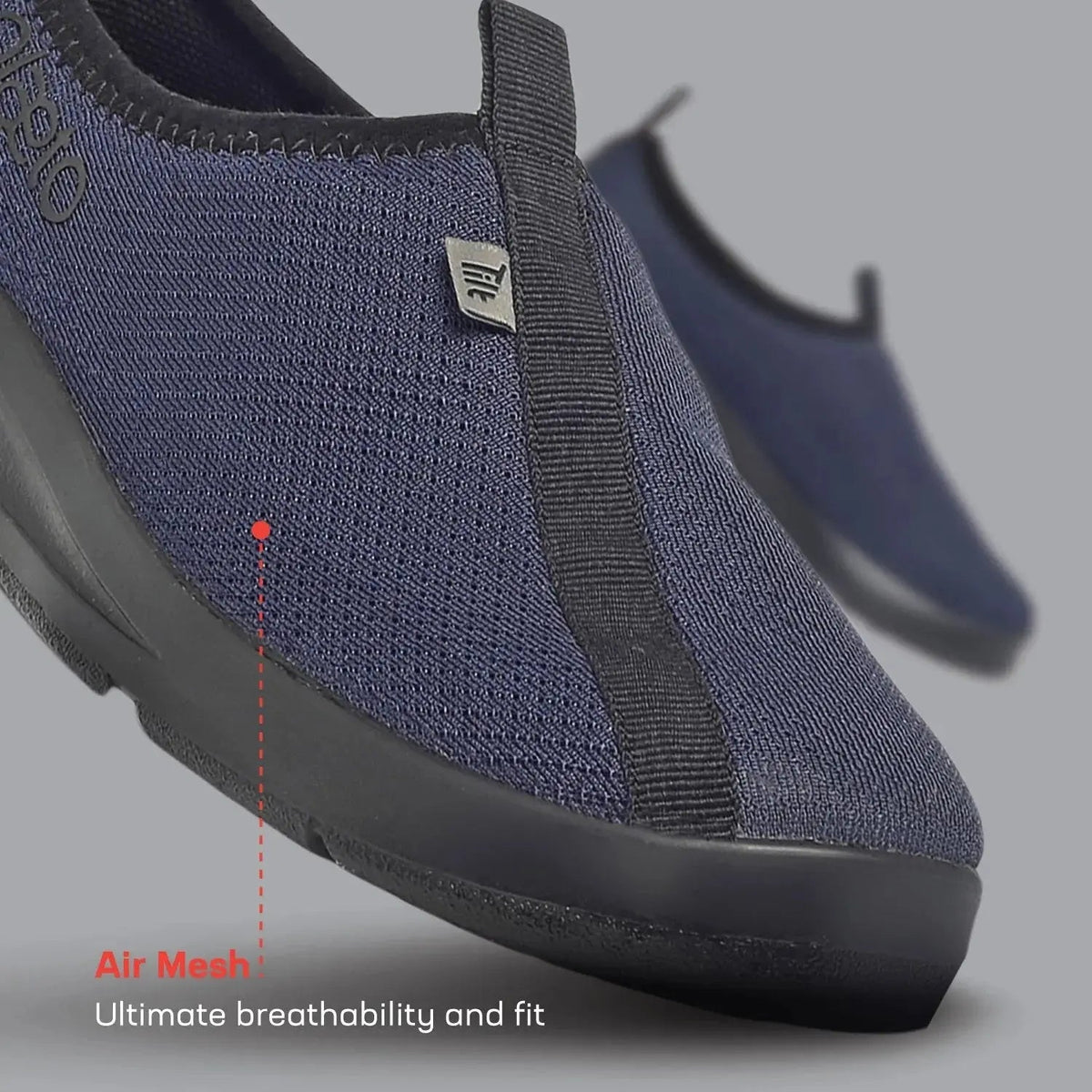 Men’s EZPlay Navy Blue Slip-On Sneakers Plaeto