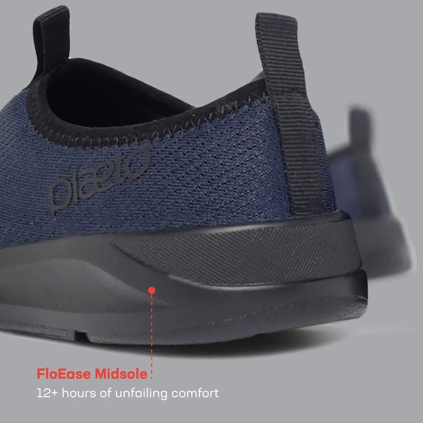 Men’s EZPlay Navy Blue Slip-On Sneakers Plaeto