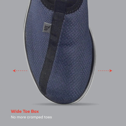 Men’s EZPlay Navy Blue Slip-On Sneakers Plaeto