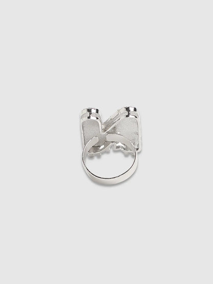 Mens-Bling-N-Alphabet-Ring-Silver