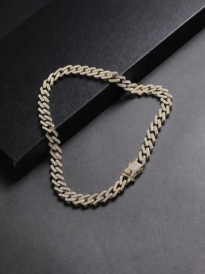 Embellished Criss-Cross Chain - California Gold