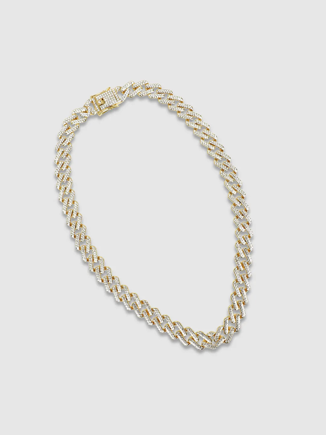 Embellished Criss-Cross Chain - California Gold
