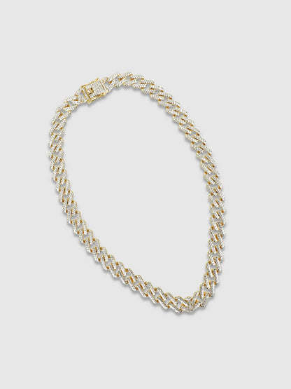 Embellished Criss-Cross Chain - California Gold