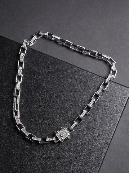Geometric Chain - Silver