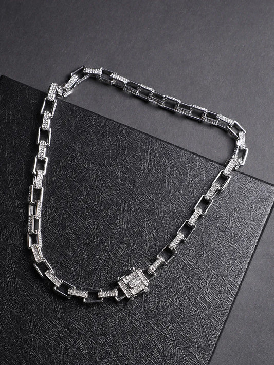 Geometric Chain - Silver