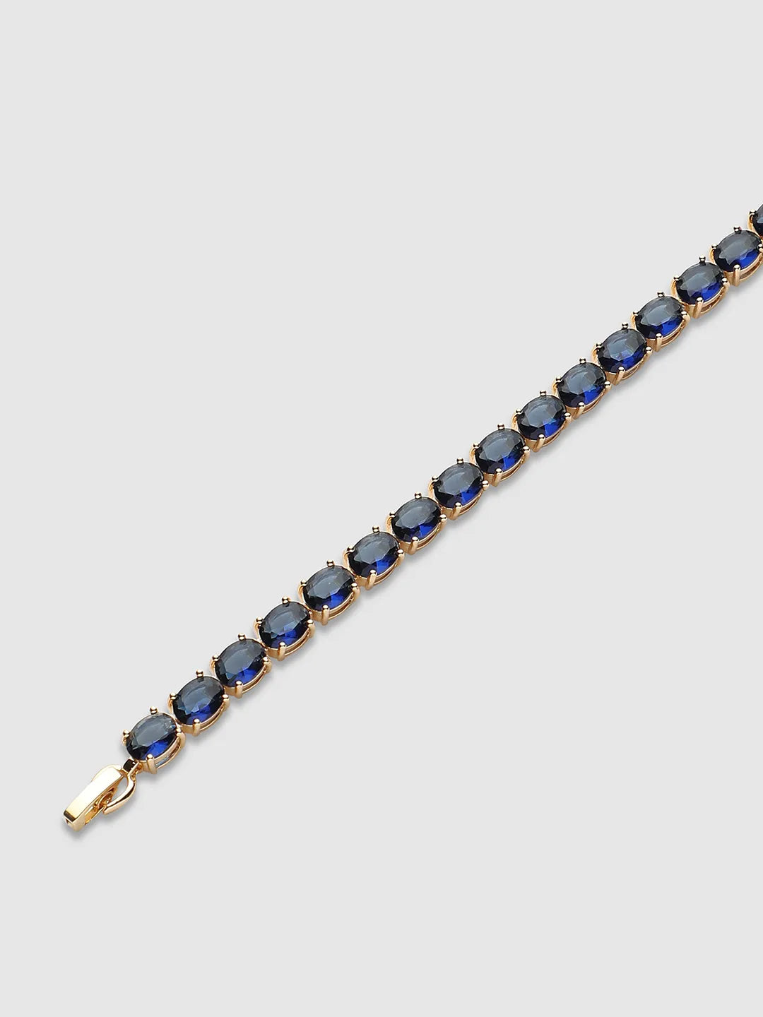 Mens-Oval-Stone-Tennis-Bracelet-Sapphire-Blue