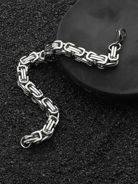 Twisted Chain Bracelet - Silver