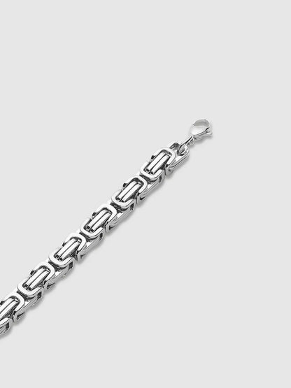 Twisted Chain Bracelet - Silver