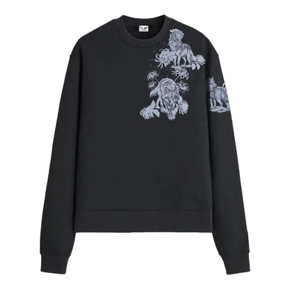 Midnight Hunt Printed Black Sweatshirt Off Sinners