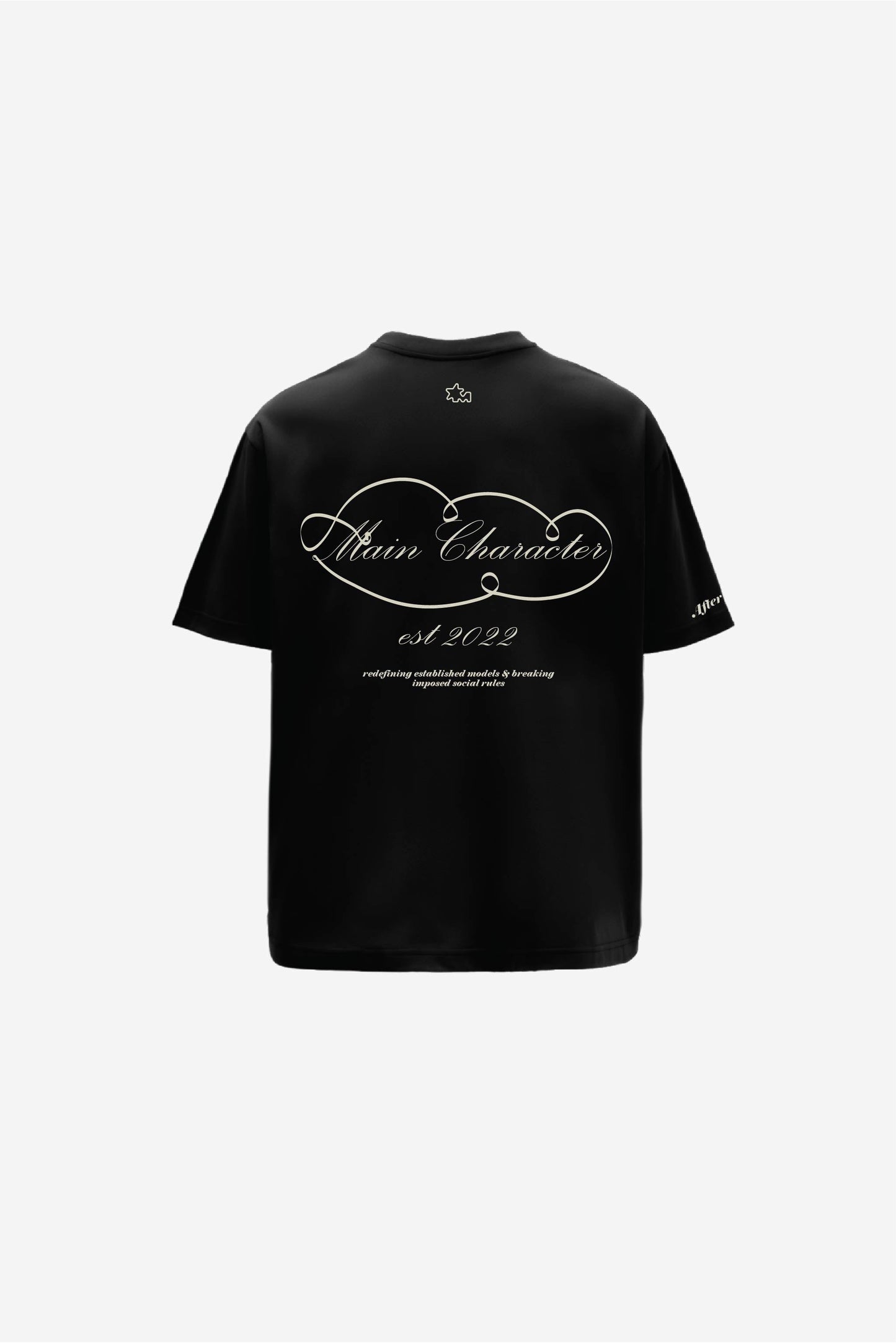 Est. 2022 Printed Oversized Black T-Shirt