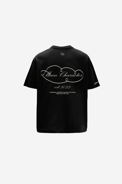 Est. 2022 Printed Oversized Black T-Shirt