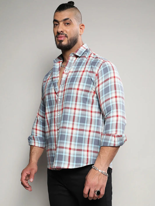 Multi-Color Checks Shirt