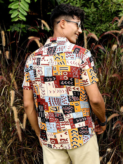 Aztec Print Shirt