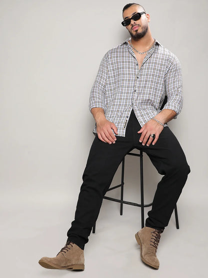Multicolour Checkered Casual Shirt