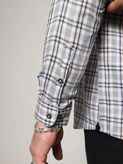 Multicolour Checkered Casual Shirt