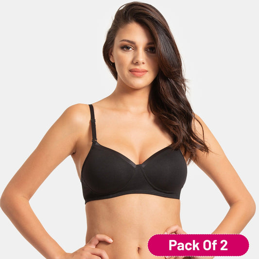 Envie Padded Non-Wired 3/4th Coverage T-Shirt Bra
