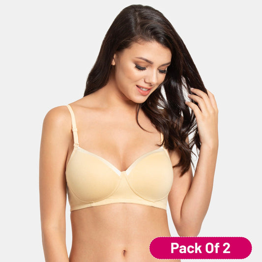 Envie Padded Non-Wired 3/4th Coverage T-Shirt Bra
