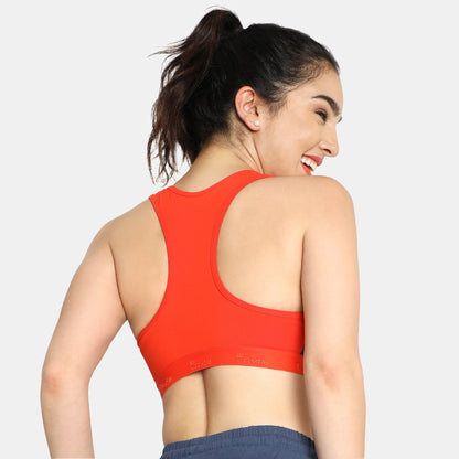 Non-padded non-wired sports bra pack of 2 denim fiesta - Envie NVB1016