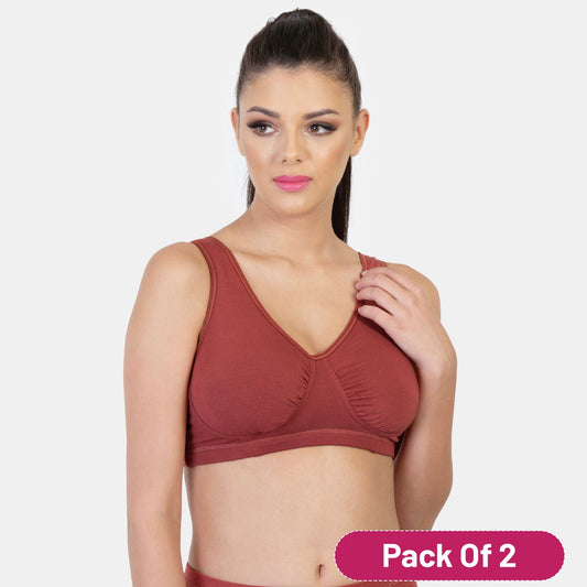 Envie Non-Padded Non-Wired Full Coverage Sleeping Bra