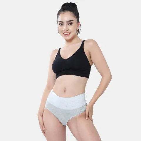 Black minimiser bra Envie non padded non wired 3/4th coverage comfortable everyday wear bra for women