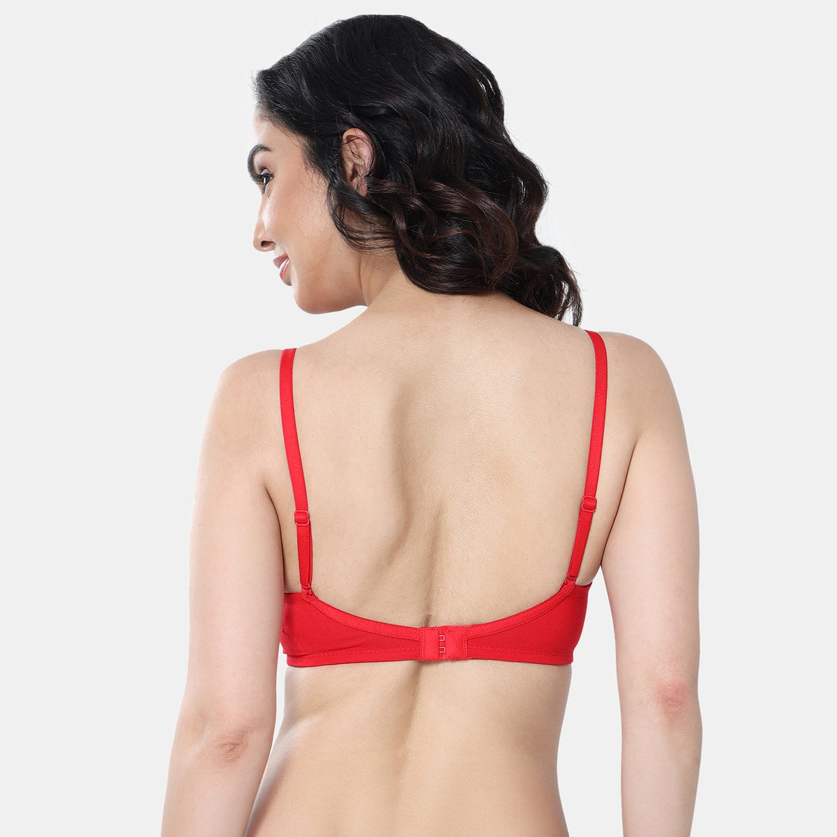 Envie Padded Non-Wired 3/4th Coverage T-Shirt Lace Bra