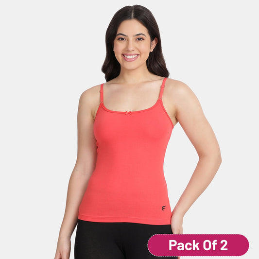 Envie Regular Fit Round Neck Short Length Basic Camisole