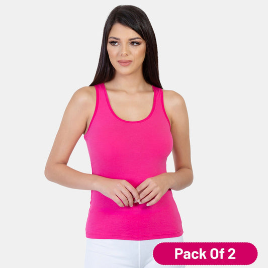 Envie U-Neck Short Length Racerback Tank Top