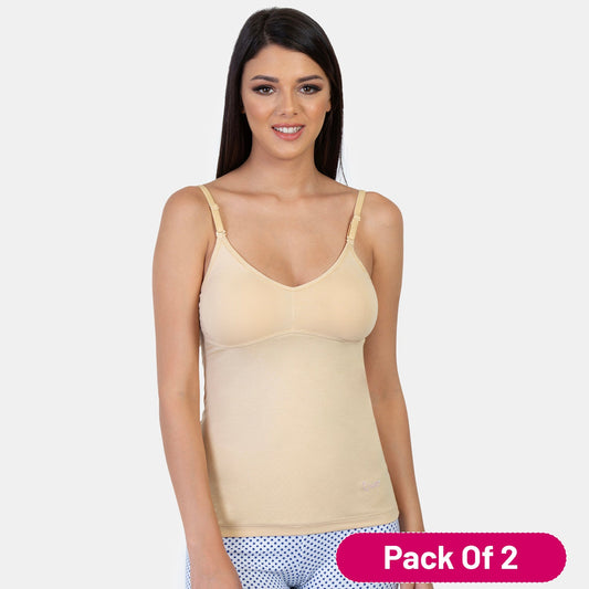 Envie Regular Fit V-Neck Short Length Moulded Camisole