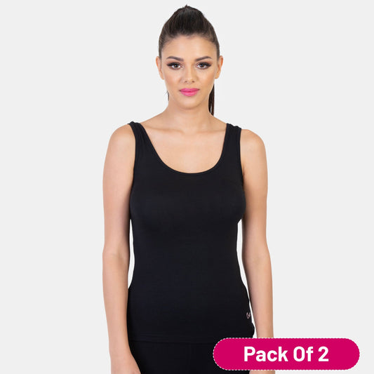 Envie Regular Fit U-Neck Short Length Tank Top
