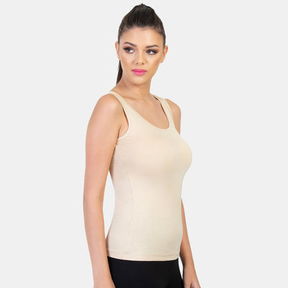 Envie Regular Fit U-Neck Short Length Tank Top