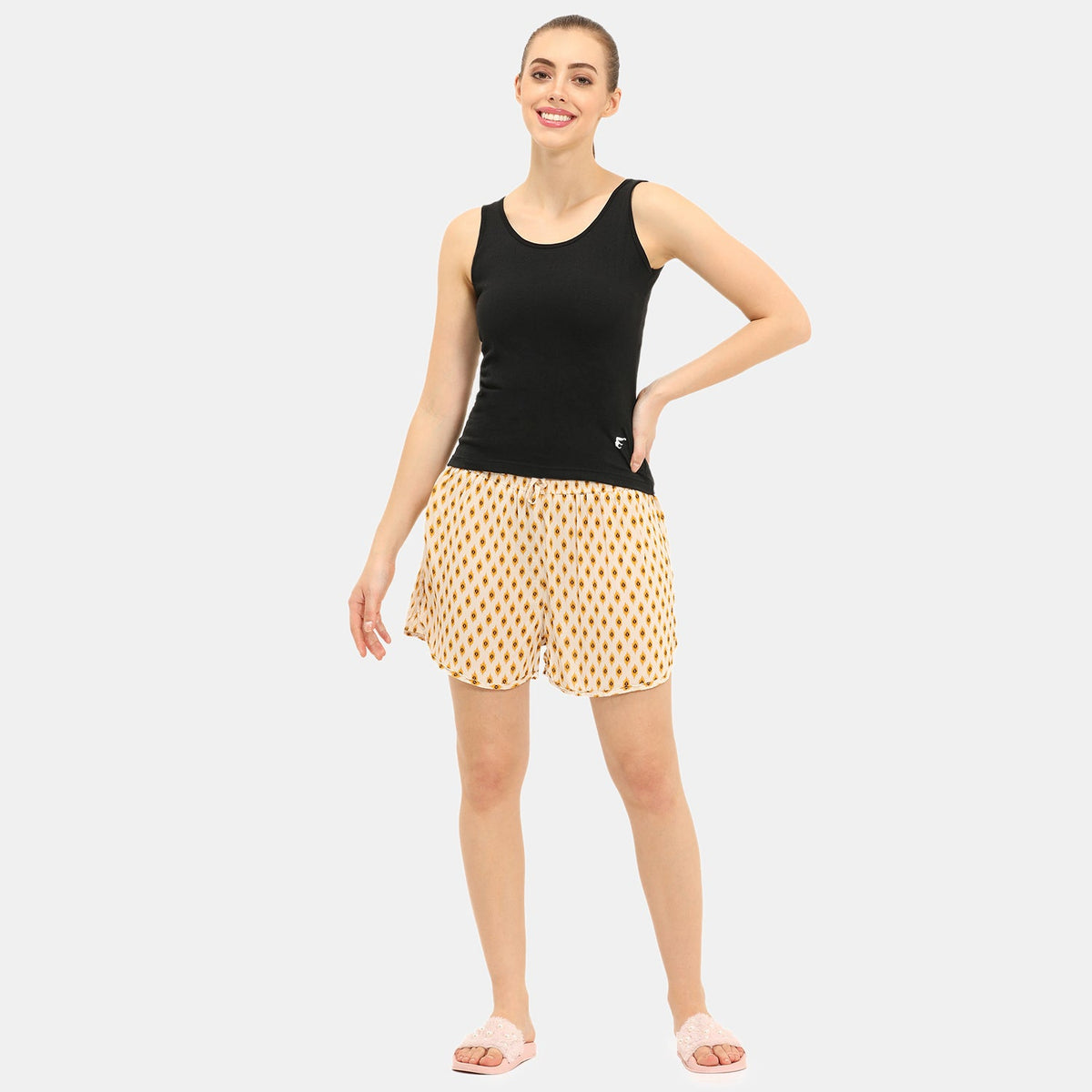 Envie Regular Fit U-Neck Short Length Tank Top