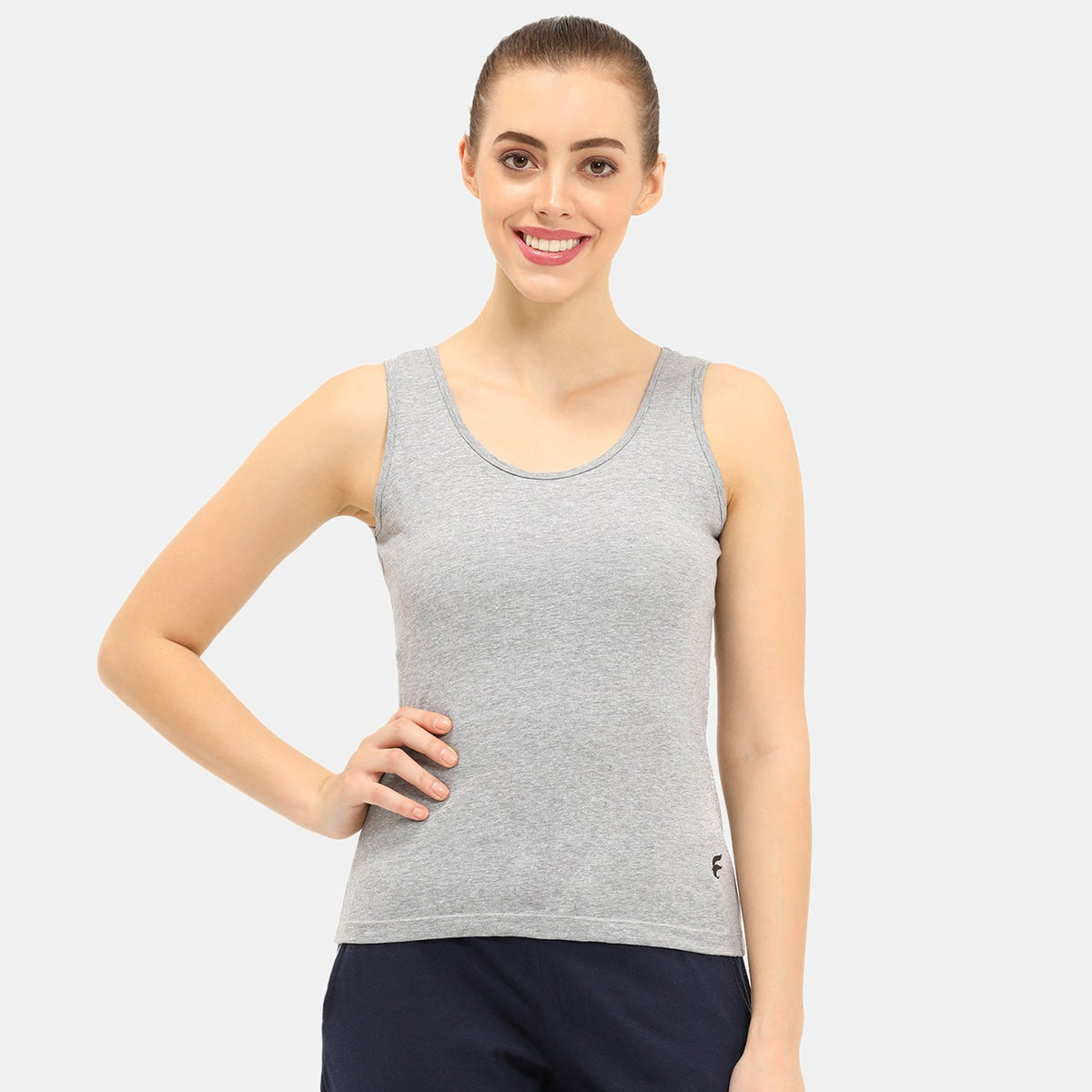 Envie Regular Fit U-Neck Short Length Tank Top