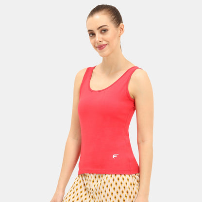 Envie Regular Fit U-Neck Short Length Tank Top