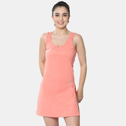 Envie Relaxed Fit Scoop Neck Broad Shoulder Kurta Slip