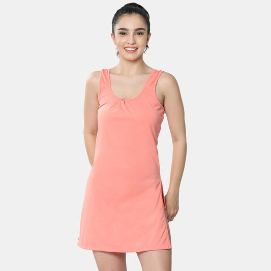 Envie Relaxed Fit Scoop Neck Broad Shoulder Kurta Slip