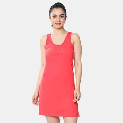 Envie Relaxed Fit Scoop Neck Broad Shoulder Kurta Slip