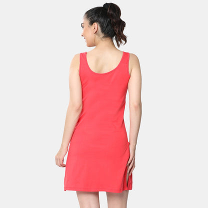 Envie Relaxed Fit Scoop Neck Broad Shoulder Kurta Slip