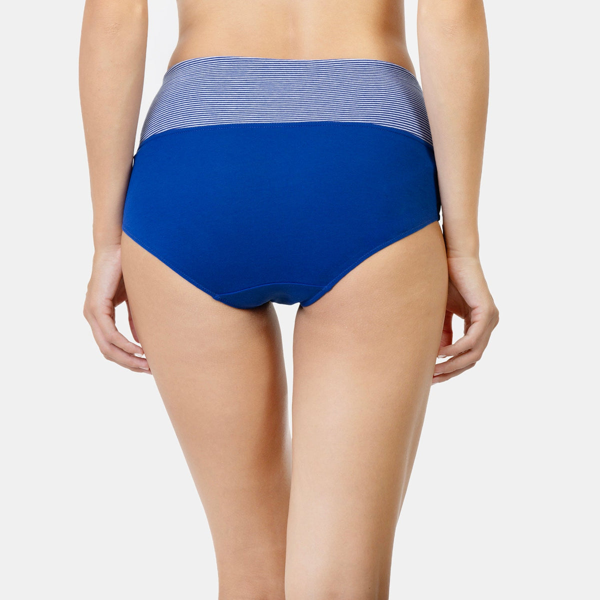 High-rise full coverage tummy tucker panty sapphire blue pack of 2 - Envie NVP2024